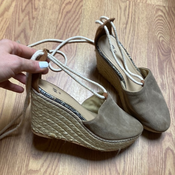 Zara style hm wedge espadrille sandals - Picture 1 of 6